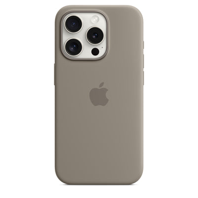 حافظة Apple من السيليكون بتقنية MagSafe لـ iPhone 15 Pro