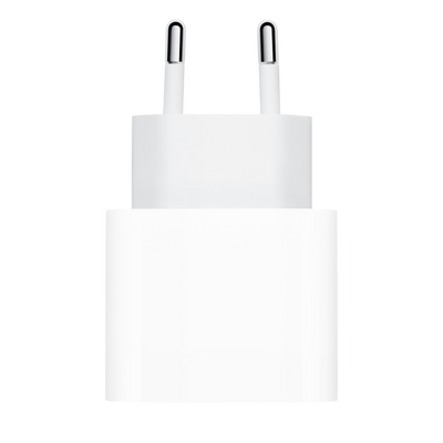 Apple محول طاقة USB-C بقدرة 20 واط (قابس ثنائي الأسنان) مع ضمان لمدة عام