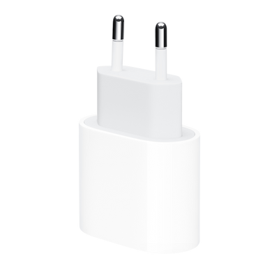 Apple محول طاقة USB-C بقدرة 20 واط (قابس ثنائي الأسنان) مع ضمان لمدة عام