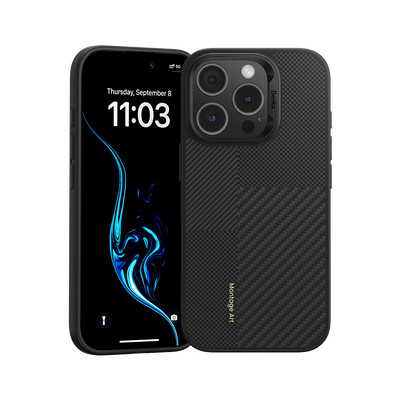 Benks Montage ArmorPro Case built with Kevlar® for iPhone 16 Pro with Button
