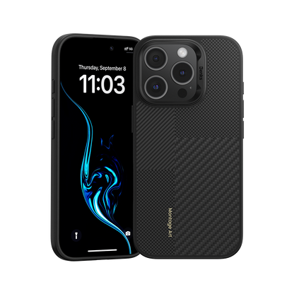 Benks Montage ArmorPro Case built with Kevlar® for iPhone 16 Pro with Button