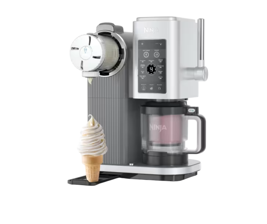 Ninja Swirl by CREAMi Soft Serve & Ice Cream Maker 13*1 - International Warranty