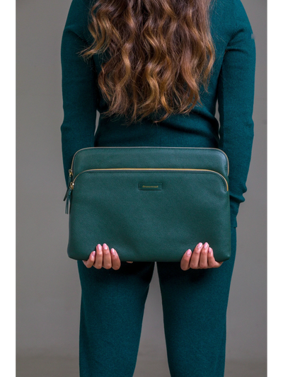 dbramante1928 Paris Plus Sleeve for MacBook Air 13" / MacBook Pro 13" - Evergreen 