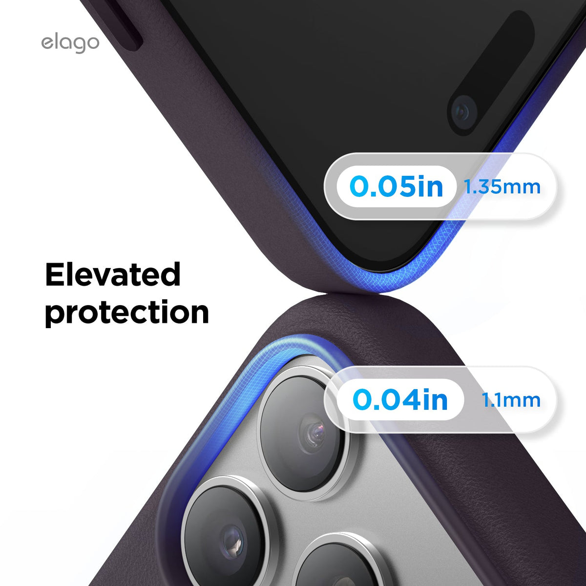 Elago MagLeather Case for iPhone 17 Pro Max / iPhone 18 Pro Max - Deep Purple #color_deep-purple