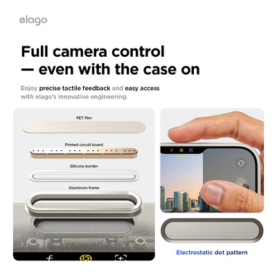 Elago MagLeather Case for iPhone 17 Pro Max / iPhone 18 Pro Max - Light Grey #color_light-grey