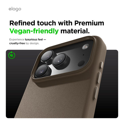 Elago MagLeather Case for iPhone 17 Pro Max / iPhone 18 Pro Max - Taupe #color_taupe