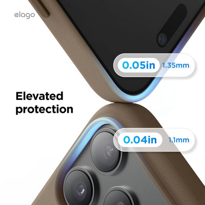 Elago MagLeather Case for iPhone 17 Pro Max / iPhone 18 Pro Max - Taupe #color_taupe