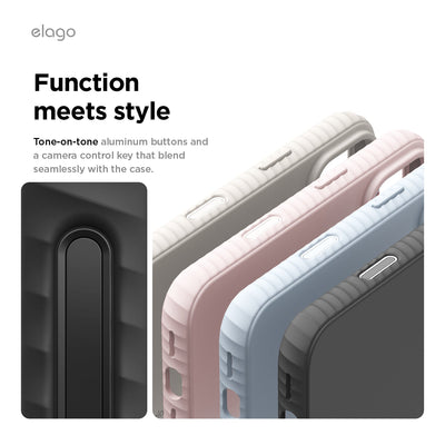 Elago MagRidge Silicone Case for iPhone 17 Pro Max / iPhone 18 Pro Max - Black 