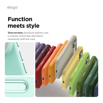 Elago Mag Silicone Case for iPhone 17 Pro Max / iPhone 18 Pro Max - Aqua Sky #color_aqua-sky