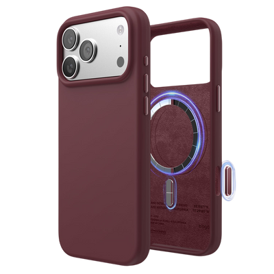 Elago Mag Silicone Case for iPhone 17 Pro Max / iPhone 18 Pro Max - Burgundy #color_burgundy