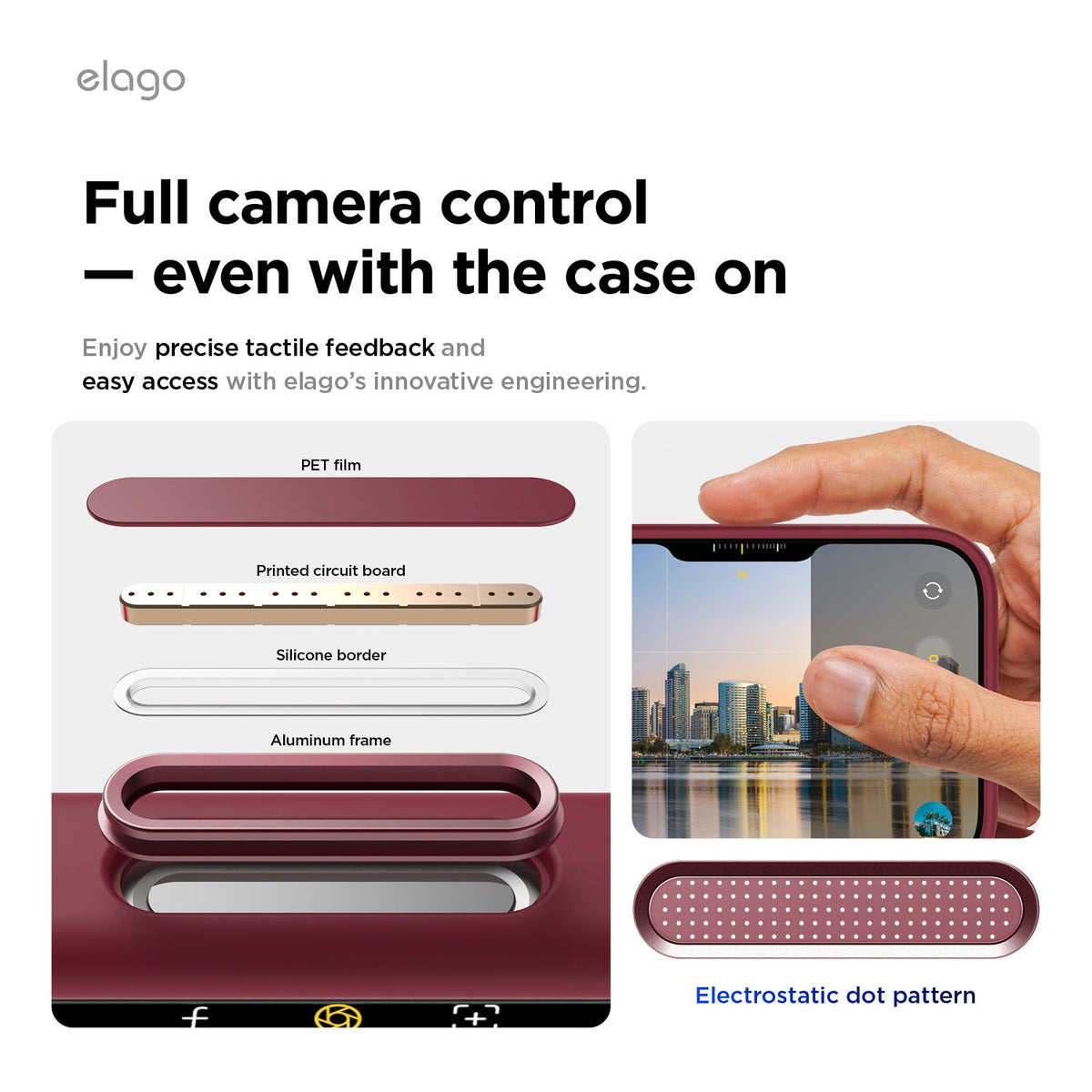 Elago Mag Silicone Case for iPhone 17 Pro Max / iPhone 18 Pro Max - Burgundy #color_burgundy