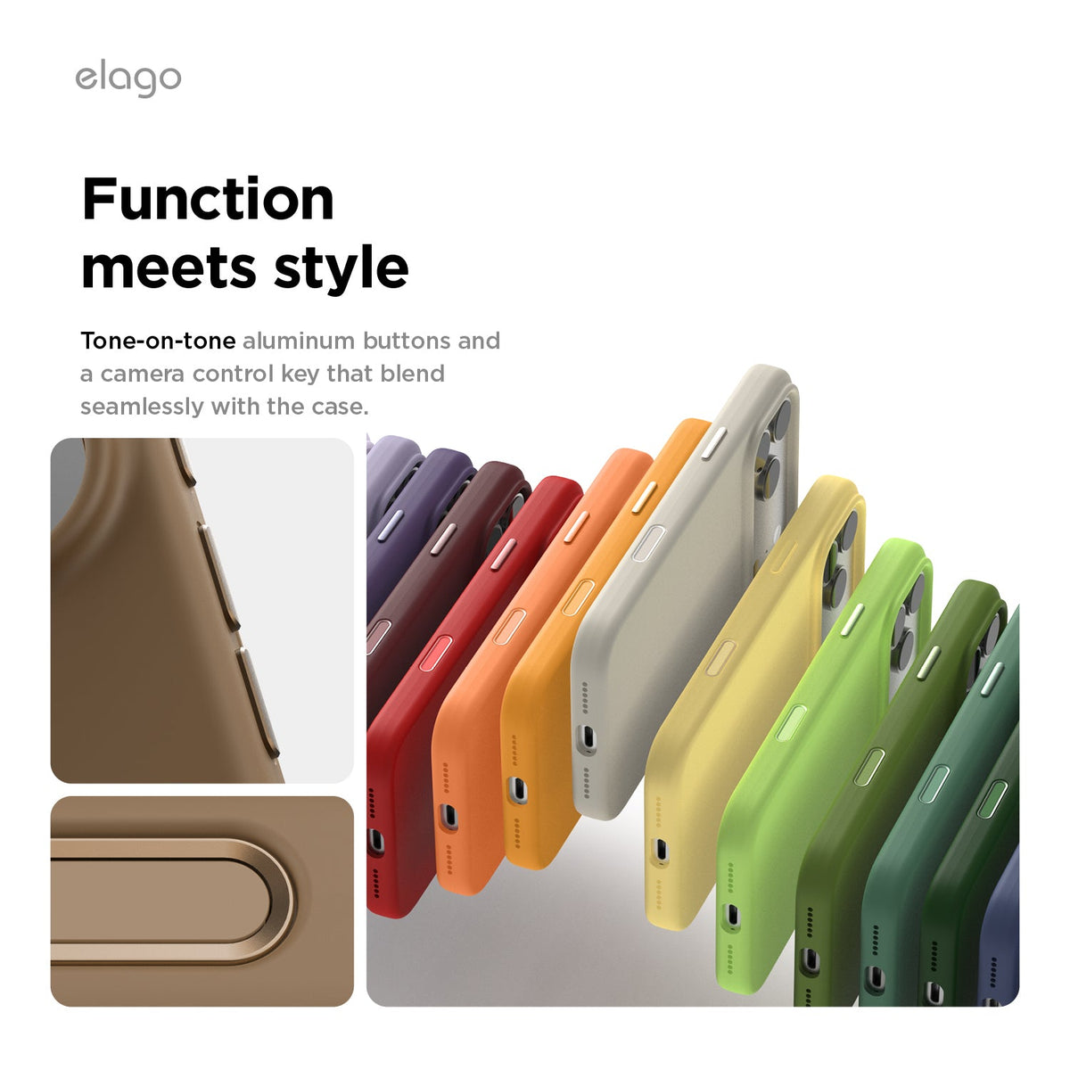 Elago Mag Silicone Case for iPhone 17 Pro Max / iPhone 18 Pro Max - Brown #color_brown