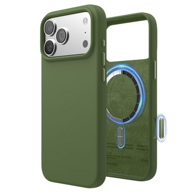 Elago Mag Silicone Case for iPhone 17 Pro Max / iPhone 18 Pro Max - Cedar Green #color_cedar-green