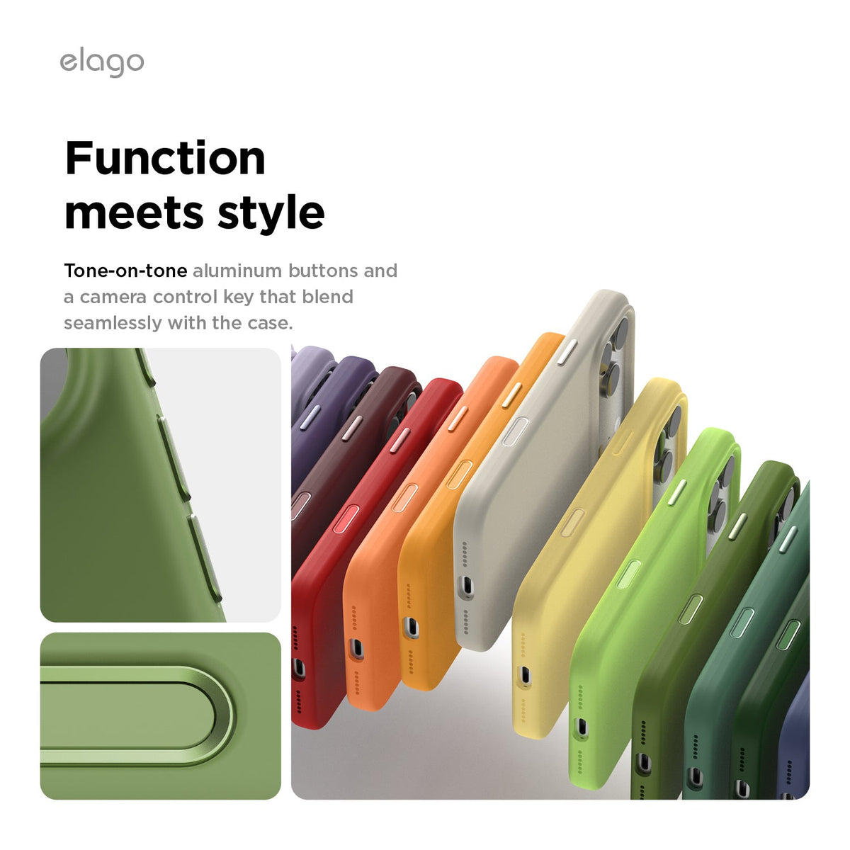 Elago Mag Silicone Case for iPhone 17 Pro Max / iPhone 18 Pro Max - Cedar Green #color_cedar-green