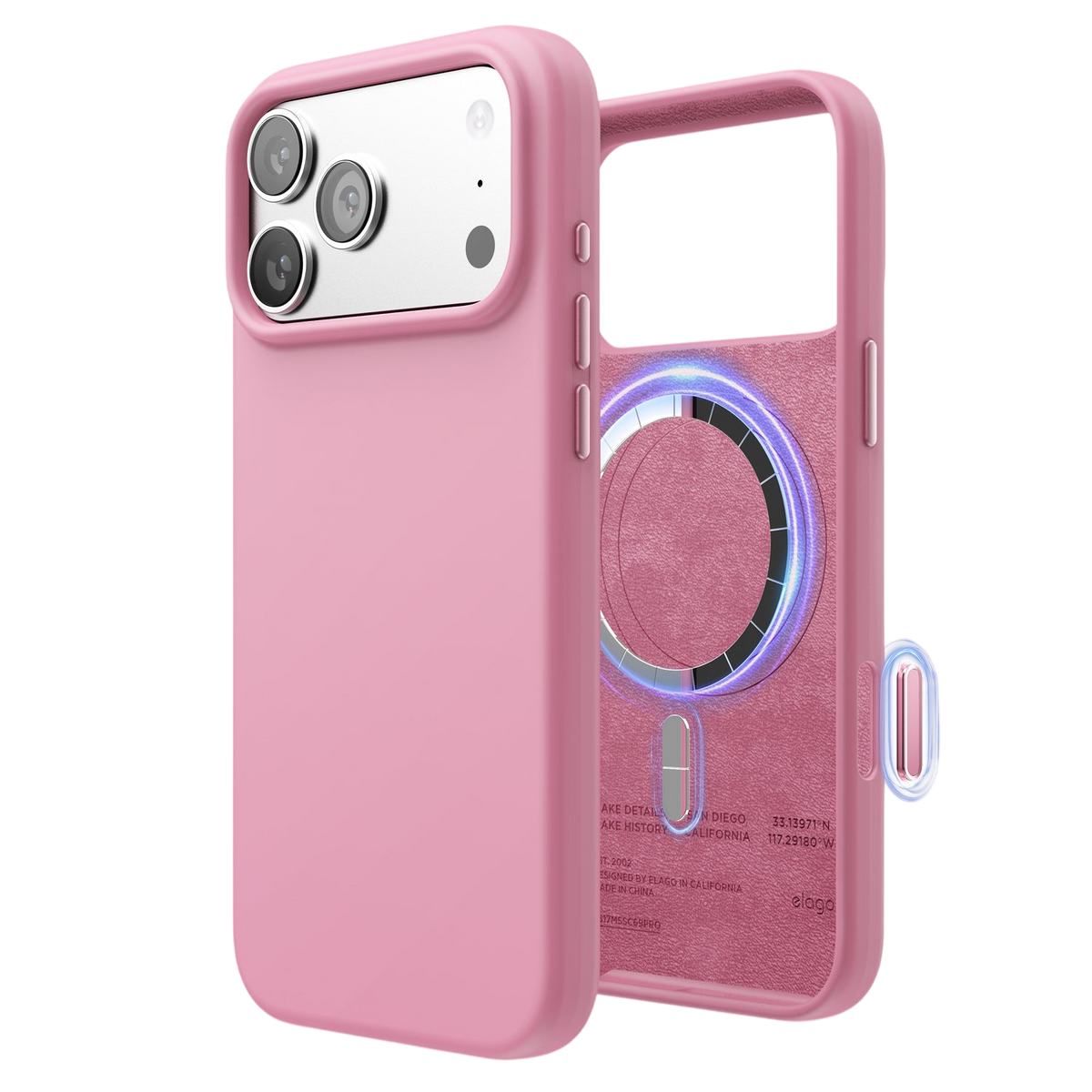 Elago Mag Silicone Case for iPhone 17 Pro Max / iPhone 18 Pro Max - Hot Pink #color_hot-pink
