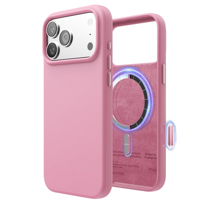 Elago Mag Silicone Case for iPhone 17 Pro Max / iPhone 18 Pro Max - Hot Pink #color_hot-pink