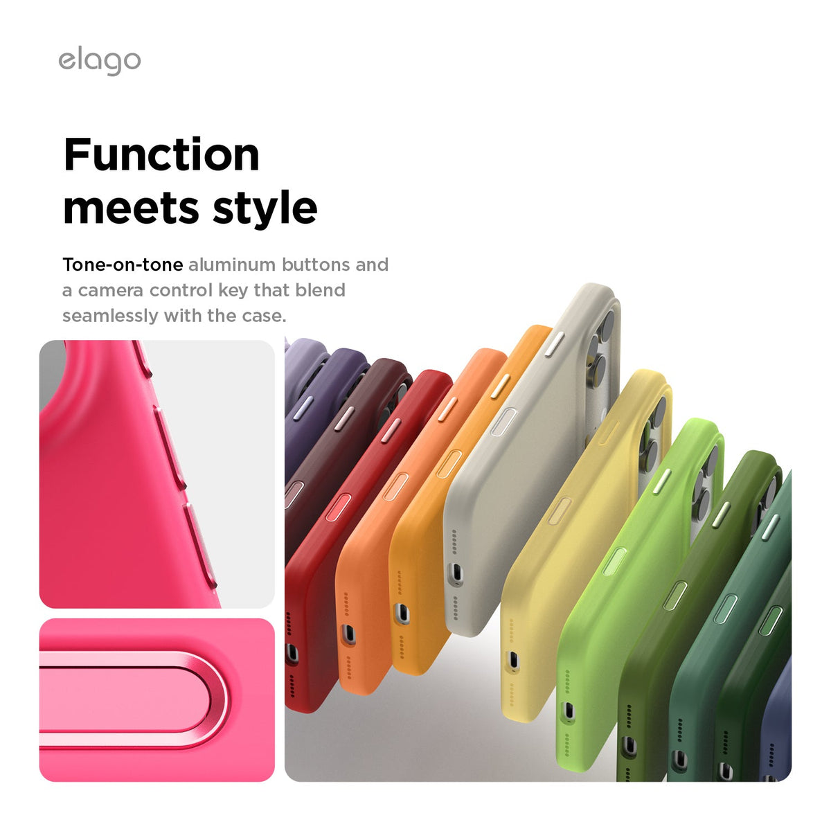 Elago Mag Silicone Case for iPhone 17 Pro Max / iPhone 18 Pro Max - Ice Red #color_ice-red