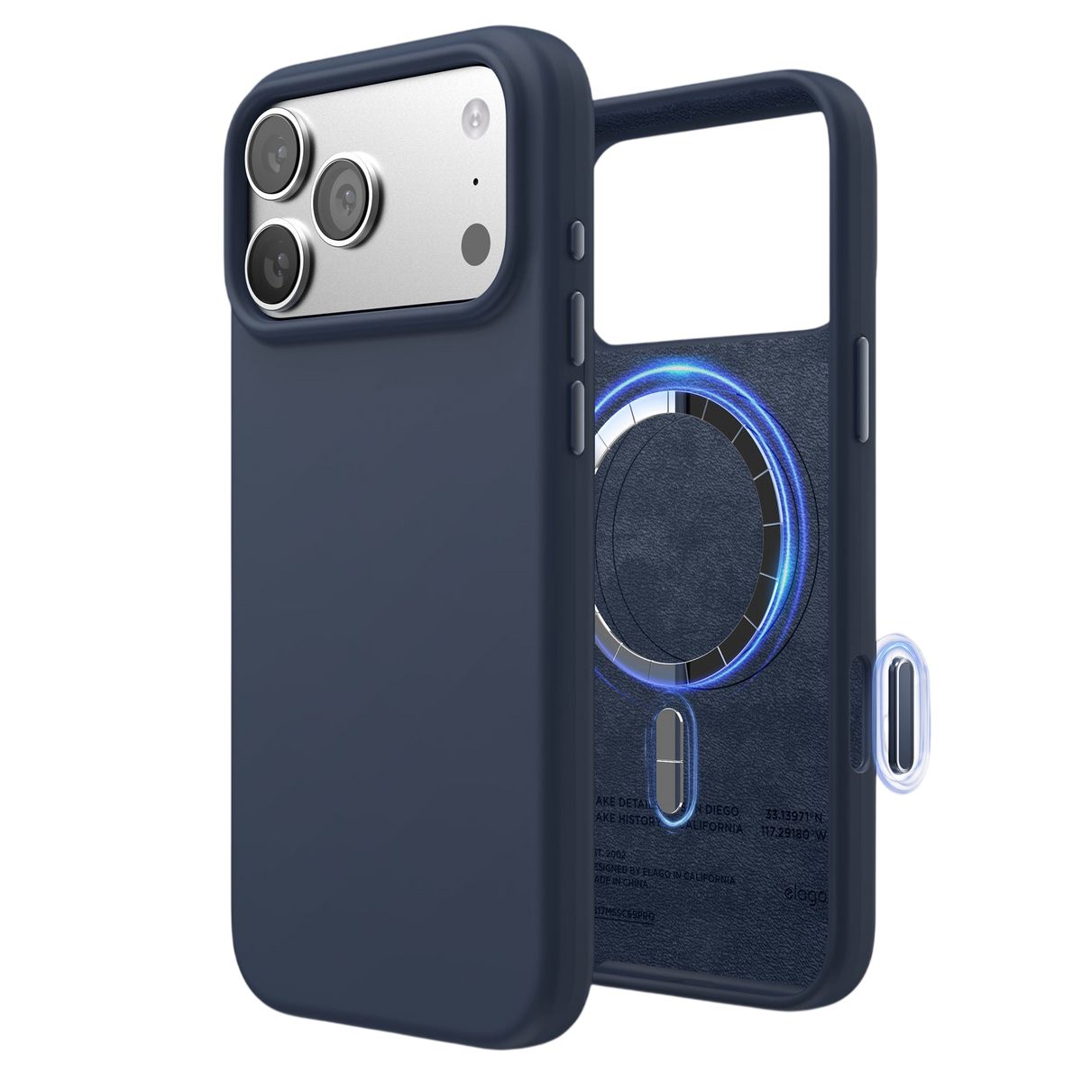 Elago Mag Silicone Case for iPhone 17 Pro Max / iPhone 18 Pro Max - Jean Indigo #color_jean-indigo