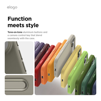 Elago Mag Silicone Case for iPhone 17 Pro Max / iPhone 18 Pro Max - Medium Grey #color_medium-grey