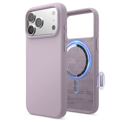 Elago Mag Silicone Case for iPhone 17 Pro Max / iPhone 18 Pro Max - Soft Purple #color_soft-purple