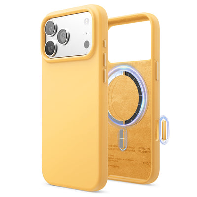 Elago Mag Silicone Case for iPhone 17 Pro Max / iPhone 18 Pro Max - Sunshine #color_sunshine