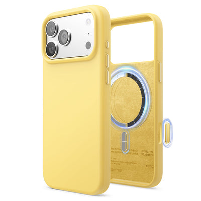 Elago Mag Silicone Case for iPhone 17 Pro Max / iPhone 18 Pro Max - Yellow #color_yellow