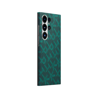 Pitaka حافظة منسوجة Monogram Tactile Woven لهاتف Samsung Galaxy S24 Ultra