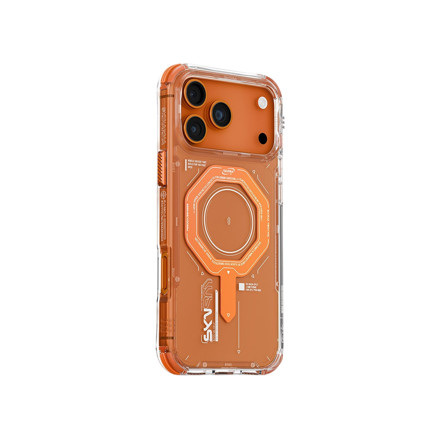 Skinarma Magma Mag-Charge Case for iPhone 17 Pro Max - Orange 