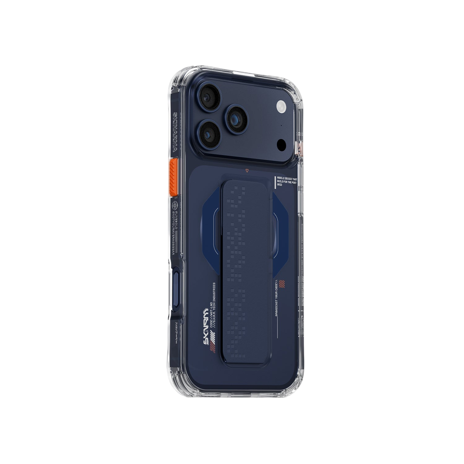 Skinarma Haxa Mag-Charge Grip-Stand Case for iPhone 17 Pro Max - Navy 