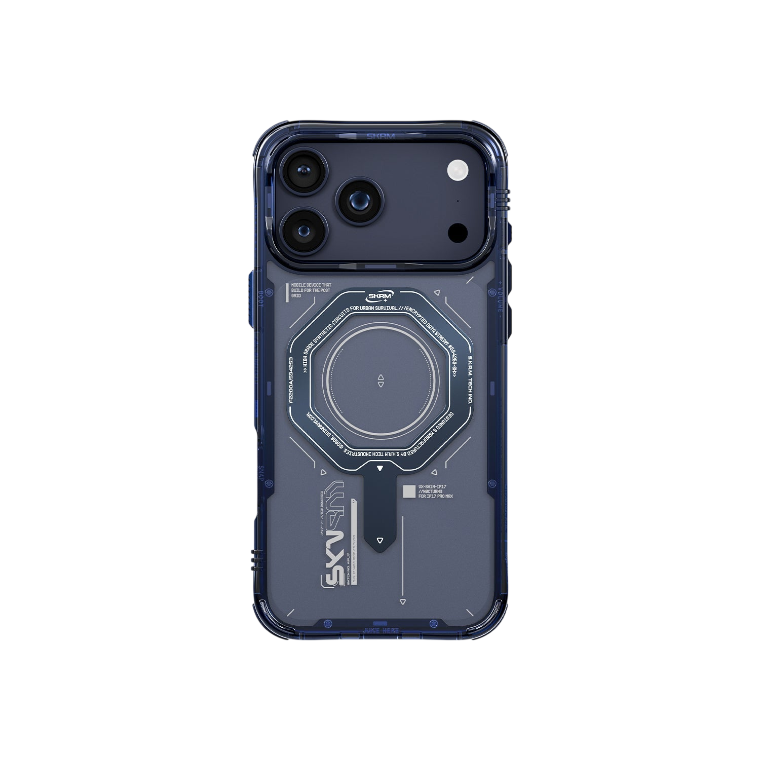 Skinarma Magma Mag-Charge Case for iPhone 17 Pro Max - Navy #color_navy