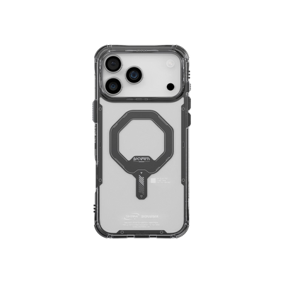 Skinarma Saido Mag-Charge Clear Case for iPhone 17 Pro Max - Black 