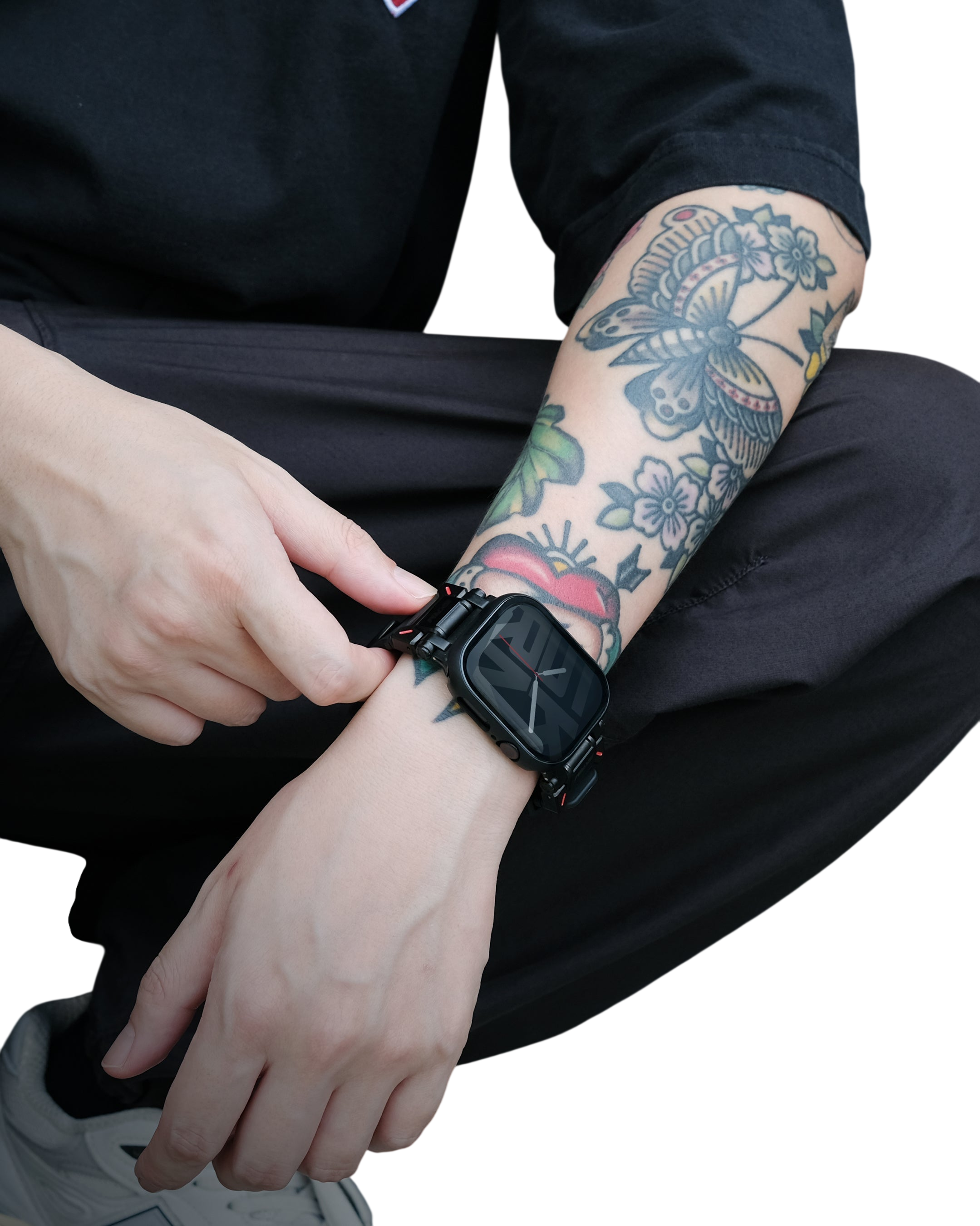 Skinarma GADO Slim Case with 9H Clear Screen Protector for Apple Watch Series  11 / 10 46mm