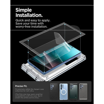 Spigen Screen Protector EliteShield EZ Fit HD [1 Pack] for Samsung S25 Ultra - Clear