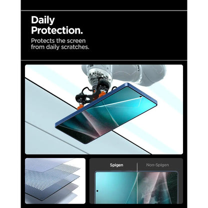 Spigen Screen Protector EliteShield EZ Fit HD [1 Pack] for Samsung S25 Ultra - Clear
