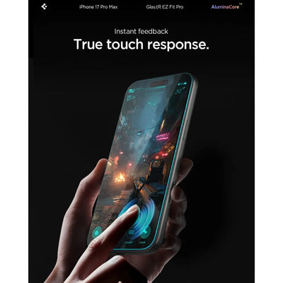 Spigen Privacy Screen Protector Glas.tR EZ Fit Pro HD [1 Pack] for iPhone 17 Pro Max