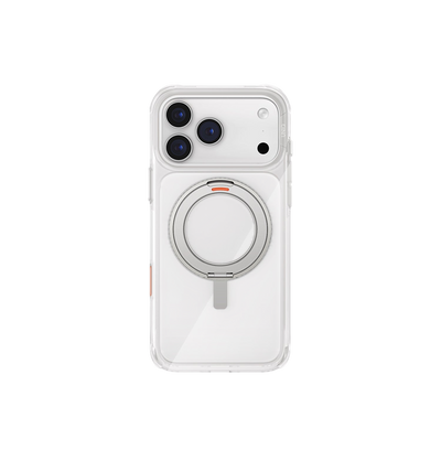 Uniq Swivix Hybrid Clear Case with 360° Rotating Kickstand for iPhone 17 Pro Max