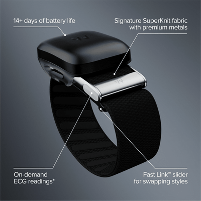 WHOOP – 5.0 LIFE MG Health and Fitness Tracker with 12 Month Subscription - International Warranty