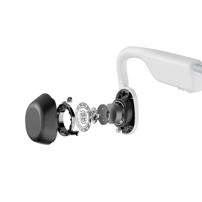 SHOKZ Open Move Bone Conduction Headphones - White 