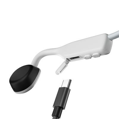 SHOKZ Open Move Bone Conduction Headphones - White 