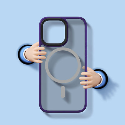 حافظة Benks Magnetic Mist الواقية لجهاز iPhone 14 Pro Max - بنفسجي