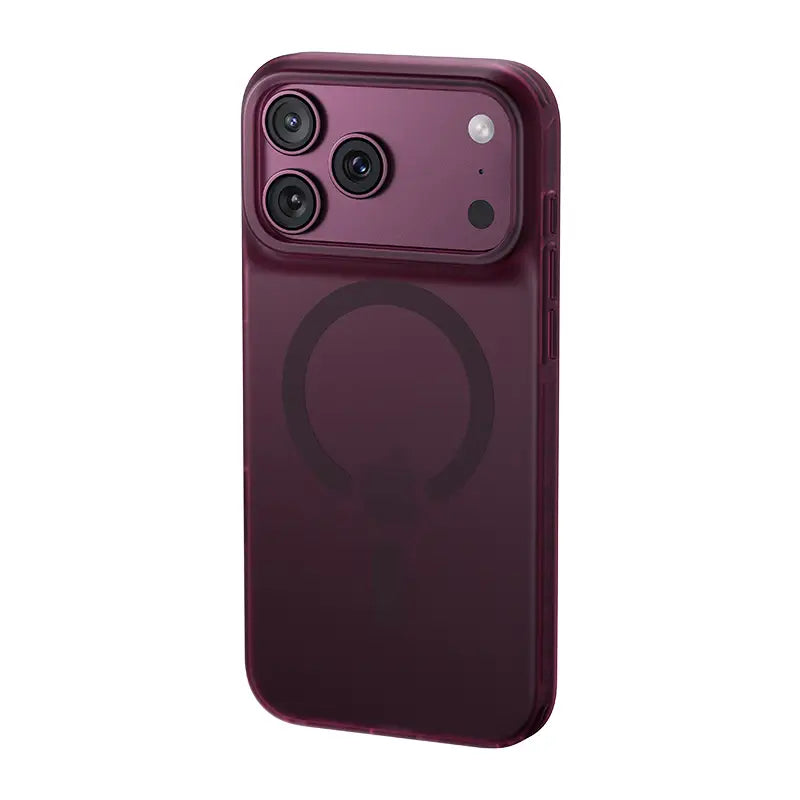 Benks Lucid Armor Phone Case for iPhone 18 Pro & iPhone 17 Series (17 / Pro / Pro Max / Air) - Deep Red 