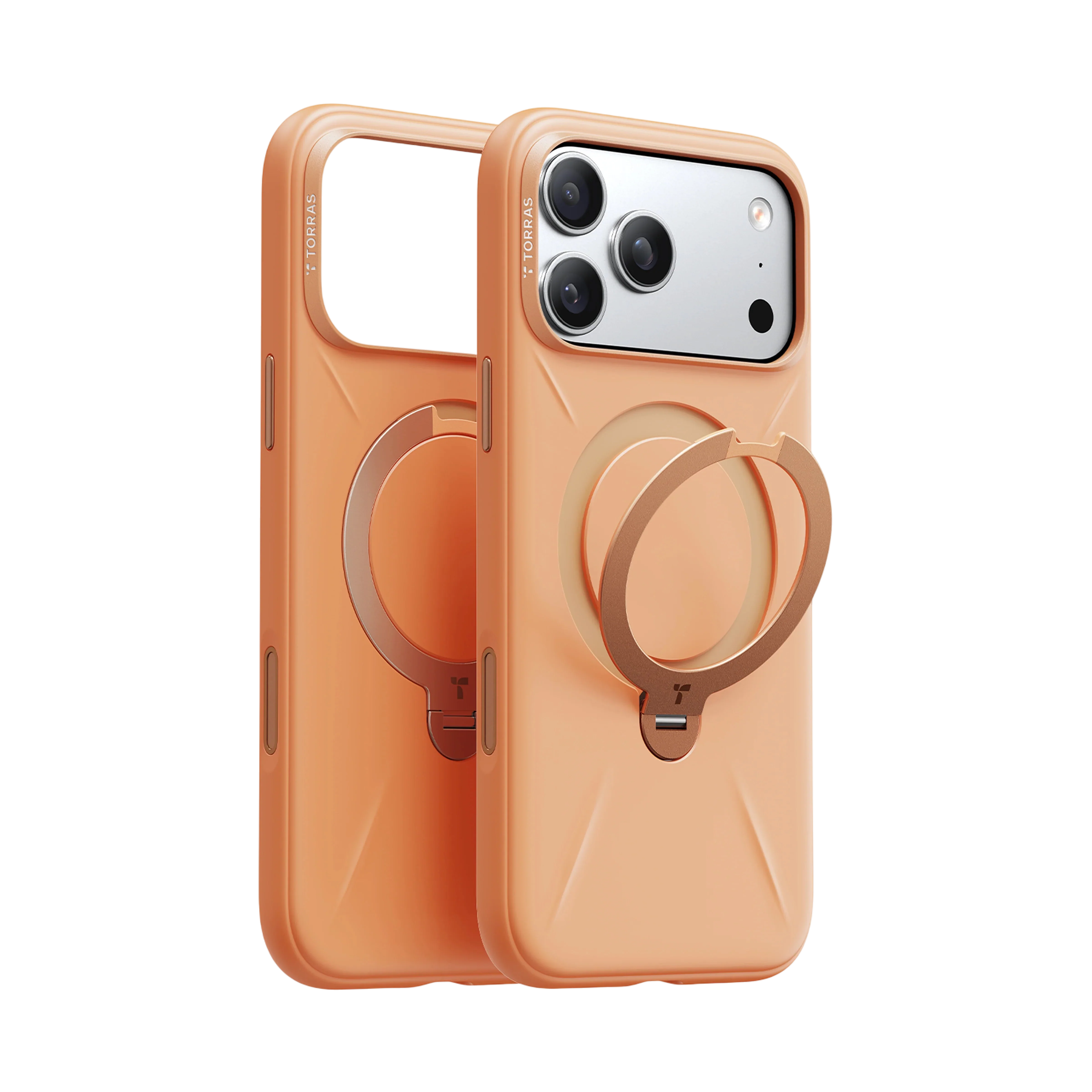 TORRAS Ostand Spin Silicone MagSafe Case for iPhone 17 Pro Max / 17 Pro