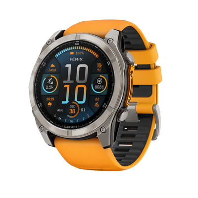 Garmin Fenix 8 AMOLED Sapphire Multisport GPS Smartwatch - Orange 