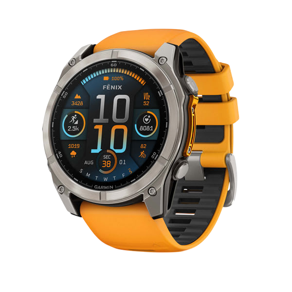 Garmin Fenix 8 AMOLED Sapphire Multisport GPS Smartwatch - Orange 