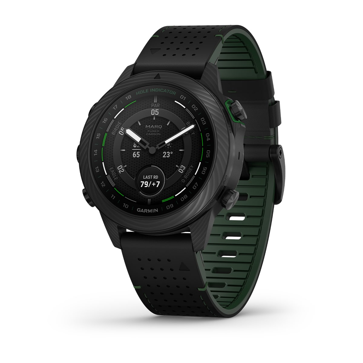Garmin Marq Gen 2 Premium Hybrid Smartwatch - Golfer Carbon 