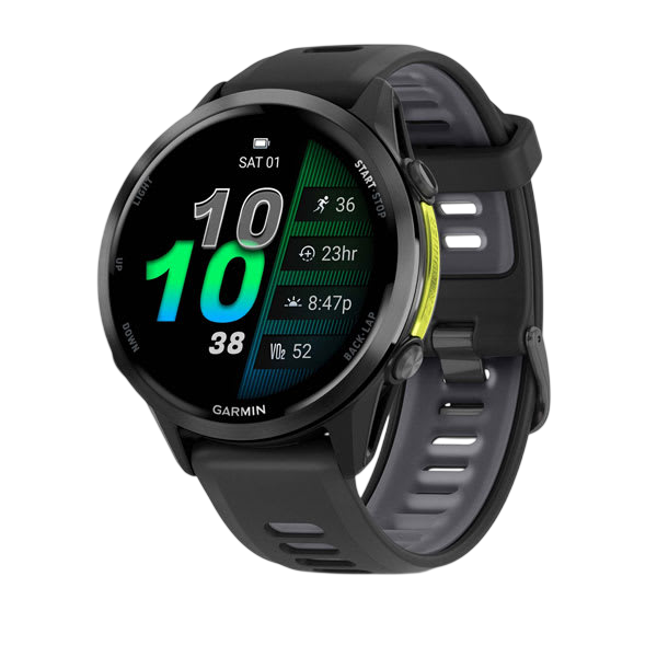 Garmin Forerunner 970 Premium GPS Running Smartwatch - Carbon Gray DLC Titanium 