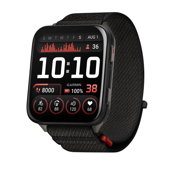 Garmin Venu X1 Premium AMOLED GPS Smartwatch - Black with Slate Titanium 