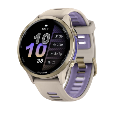 Garmin Forerunner 970 Premium GPS Running Smartwatch - Soft Gold 