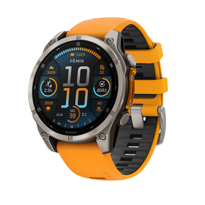 Garmin Fenix 8 AMOLED Sapphire Multisport GPS Smartwatch - Orange 
