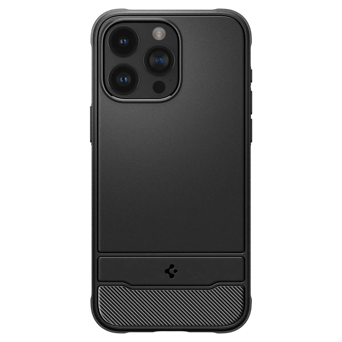 Spigen iPhone 15 Pro Case Rugged Armor (MagFit) - Matte Black